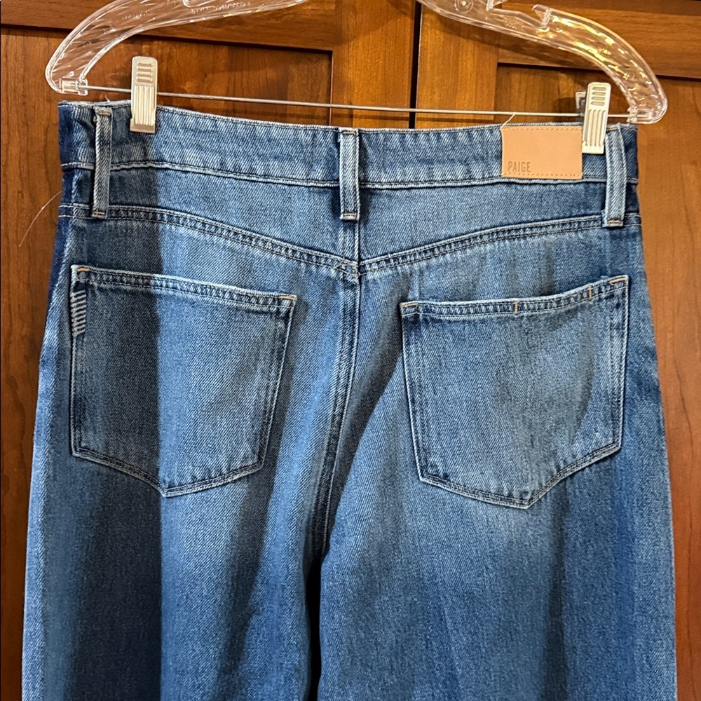 Paige Portia Wide Leg Released Hem Jeans - Picture 7 of 10